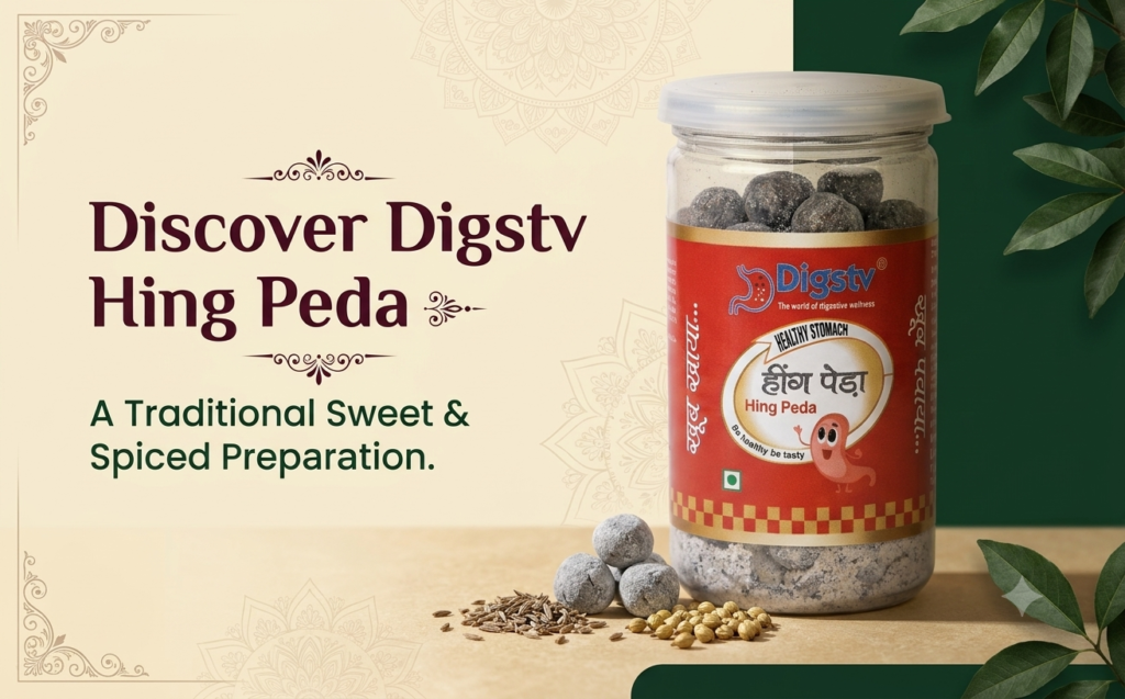 Digstv Hing Peda 100g product packaging displayed in a premium banner
