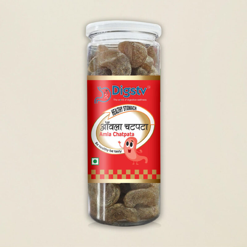 Amla Chatpata Candy packaging - Available in 100gm, 200gm, and 400gm sizes.