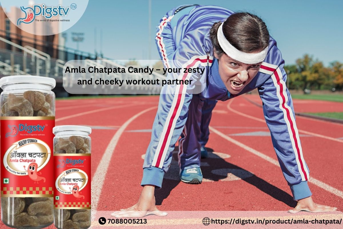 Amla Chatpata Candy - Your energetic workout partner bringing zest and cheekiness to every exercise session.