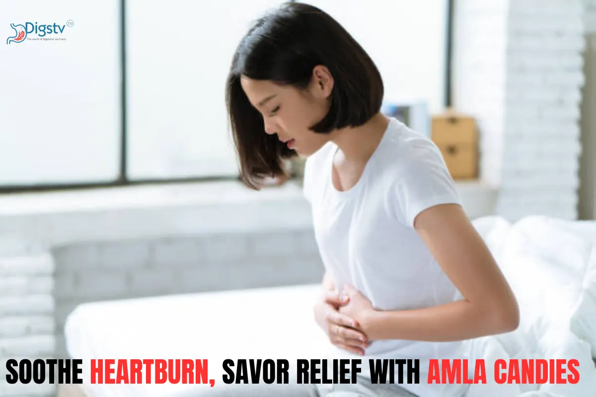Amla candies on a plate – a natural remedy for heartburn relief.